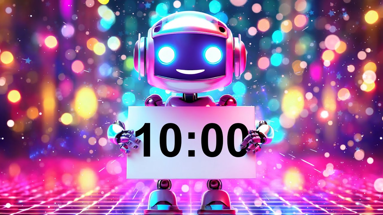 10 Minute Robot Countdown Timer