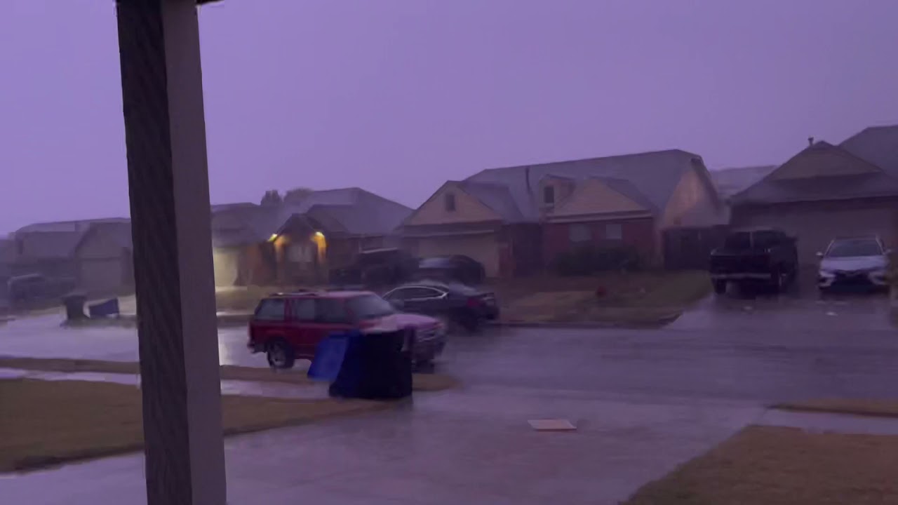 Severe Thunderstorm with unexpected tornado warning