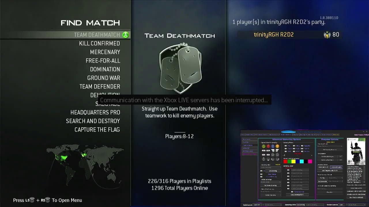 MODERN WARFARE 3/MW3/BO2/BLACK OPS 2/MW2 ALL CODS MODDED LOBBIES INFECTED MATRIX MENU
