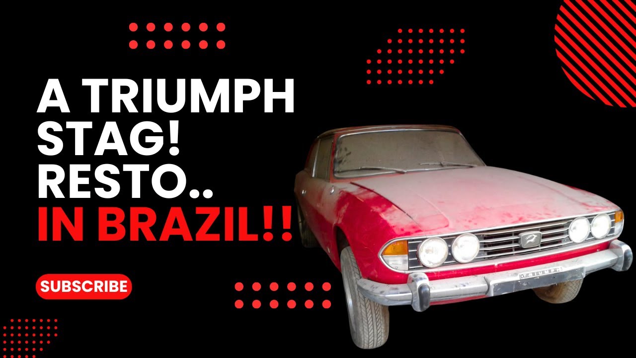 Triumph Stag Restoration in Brazil! | Rare DIY Classic Car Build 🇧🇷