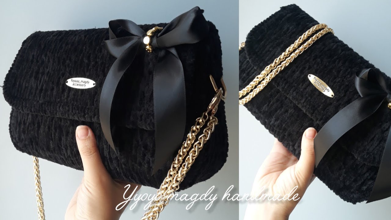 #التطريز_على_الشبك_البلاستيك طريقة شنطة على الشبك البلاستيك بخيط القطيفة canvas_bag# 😍 #كروشيه رقم٣
