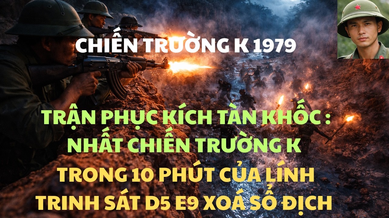 TRẬN PHỤC KÍCH TÀN KHỐC CỦA LÍNH TRINH SÁT D5 E9 _TRONG 10 PHÚT XOÁ SỔ QUÂN ĐỊCH