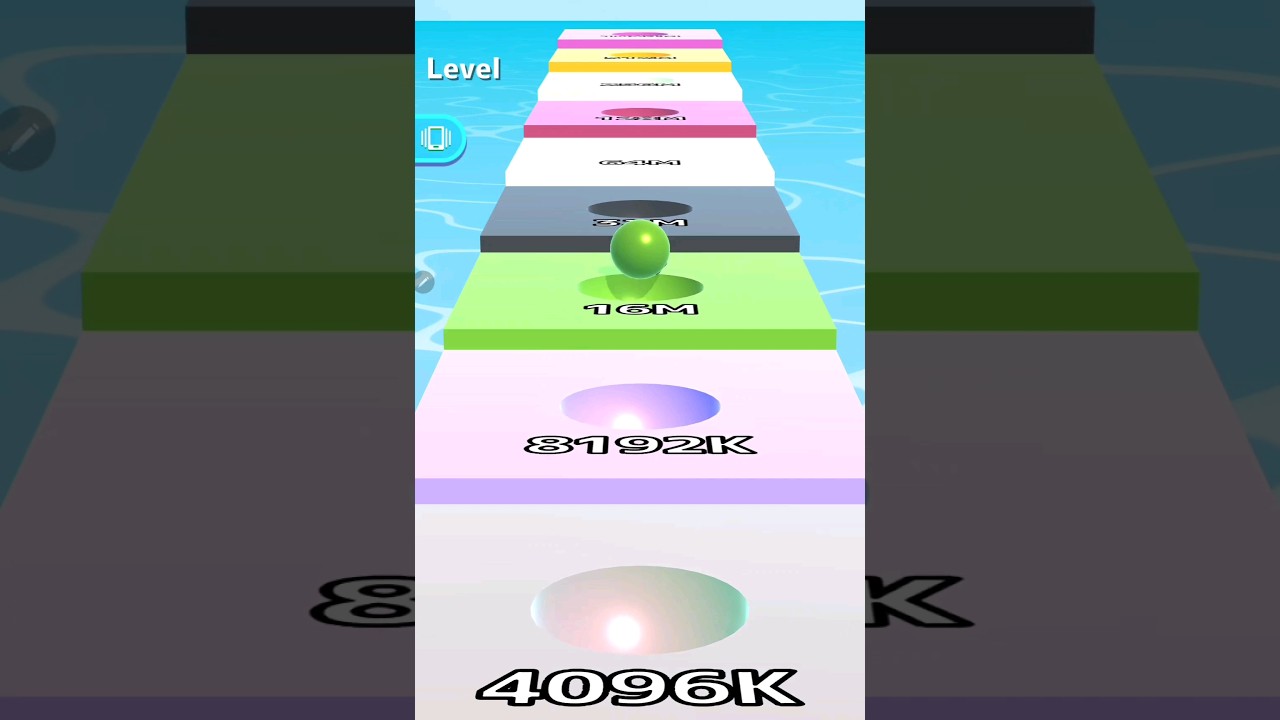 Part 1 - 2048 | Ball Run Infinity Piano Mode #games #ballrun2048level1000 #ballgames #gaming