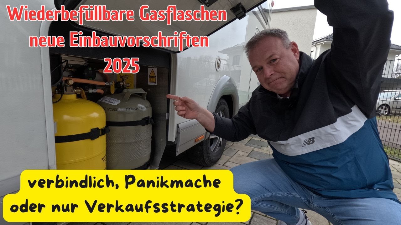 EINBAUVORSCHRIFTEN FÜR WIEDERBEFÜLLBARE GASFLASCHEN VON GASLOW 2025🔥 Sinn oder Unsinn?