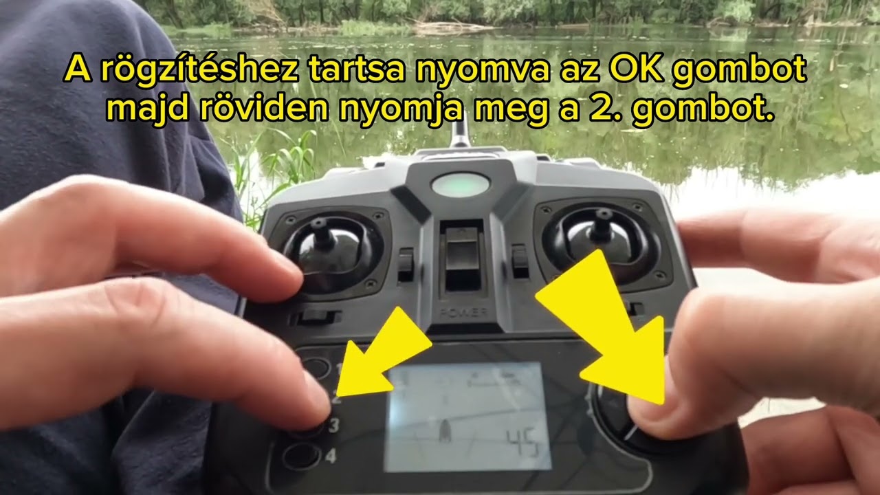 V020 GPS etetőhajó beállítás