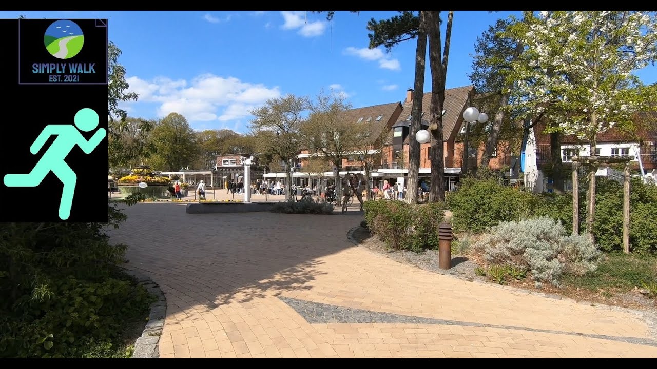 Walking in Timmendorfer Strand center (Spring)