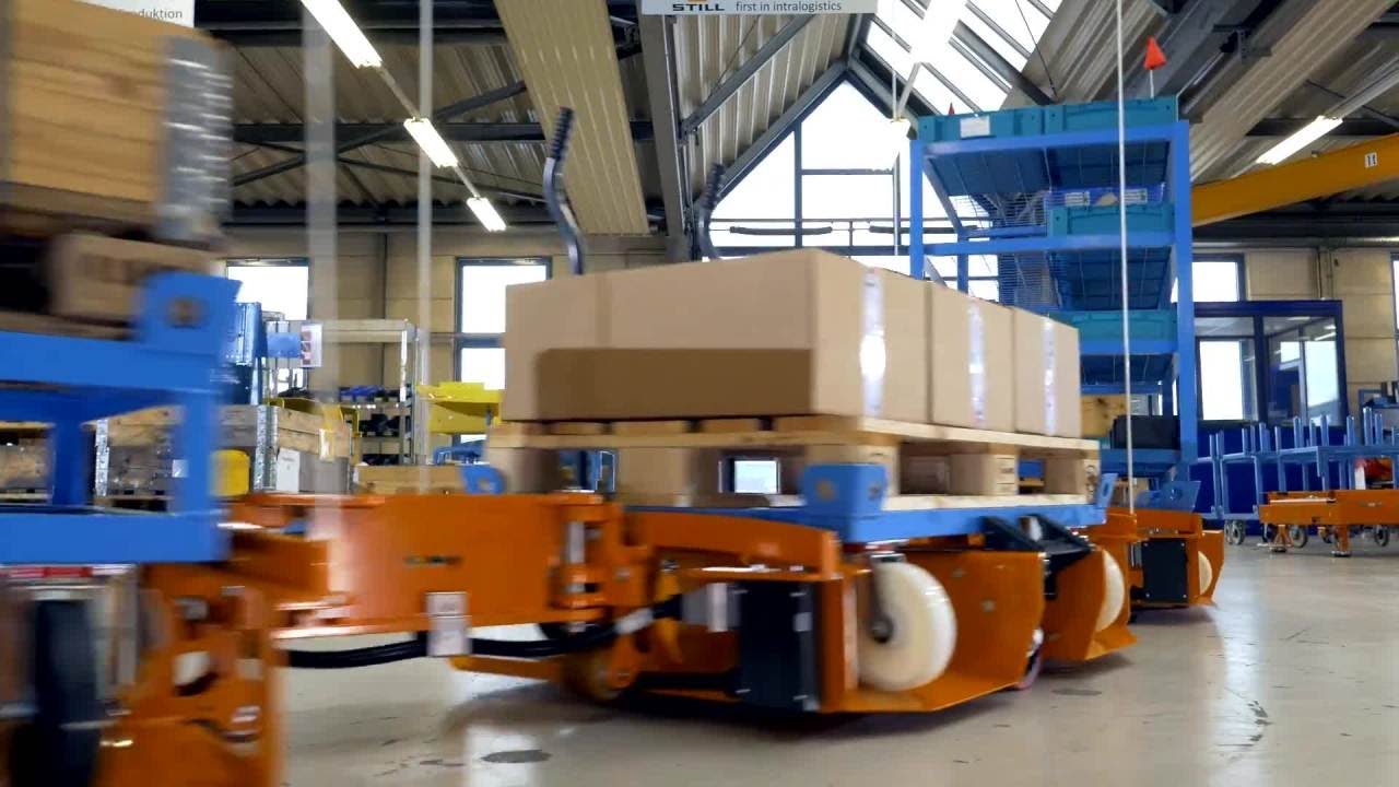 STILL Routenz&uuml;ge - Effiziente Produktionsversorgung