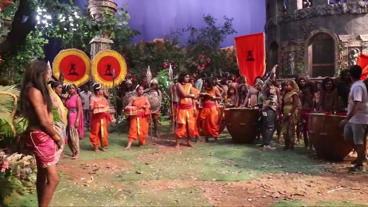 Shiv shakti BTS #behindthescenes #behindthescene #shivshakti #shrimadramayan #indiantvshow #reels 