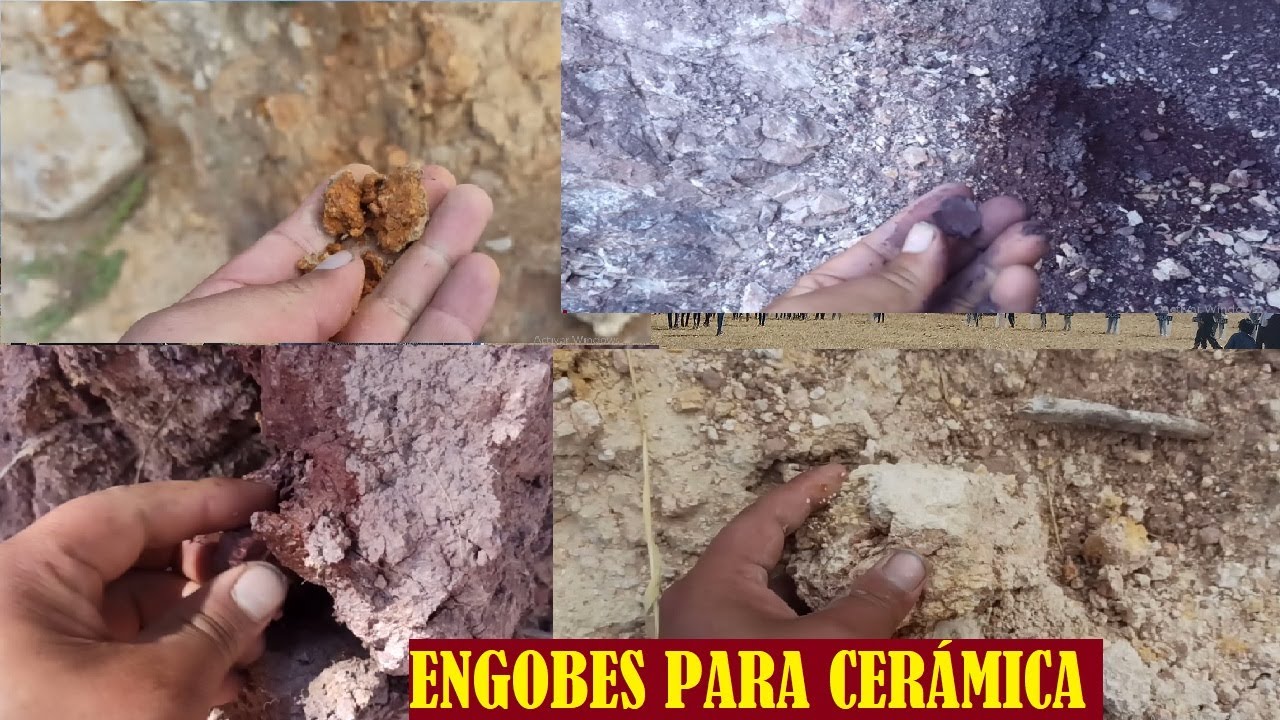 Como buscar y reconocer los engobes  dentro de la naturaleza para el pintado de la cerámica