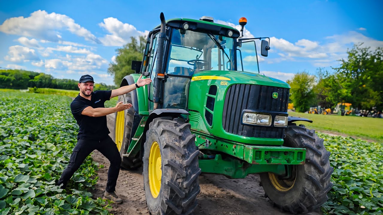 Montaż nawigacji CHCNAV w JOHN DEERE: TEST 0,1 km/h