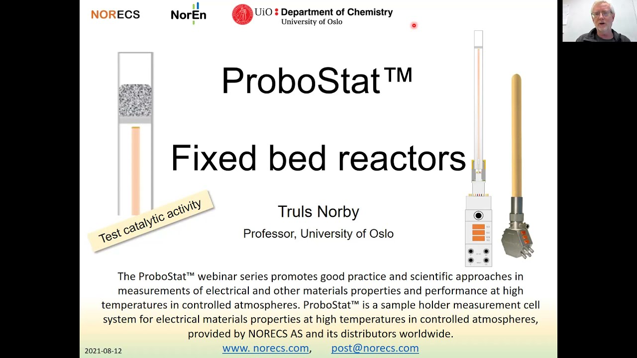 ProboStat webinar: Fixed Bed Reactors