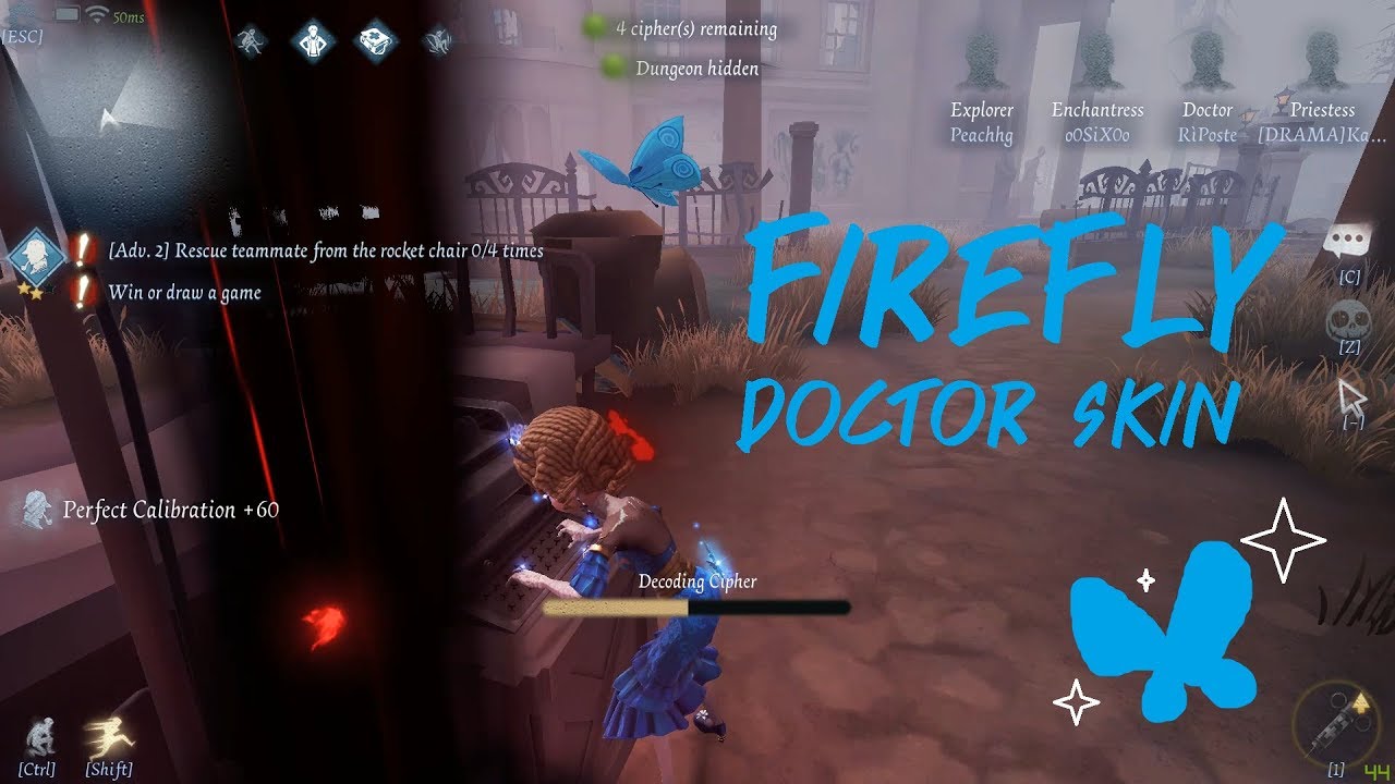 【IdentityV】พยาบาลหิ่งห้อย | Doctor Firefly skin (Escaped)