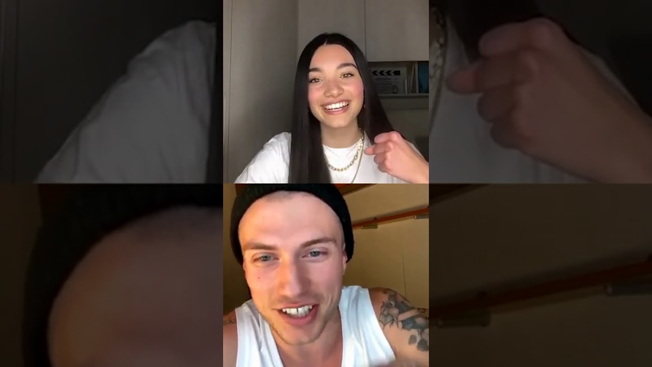 Mariasole Pollio in diretta Instagram con Benjamin Mascolo del 21/03/2020