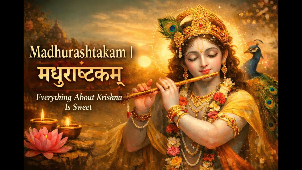 मधुराष्टकम् | Everything About Krishna Is Sweet| Divine Bhakti Stotram