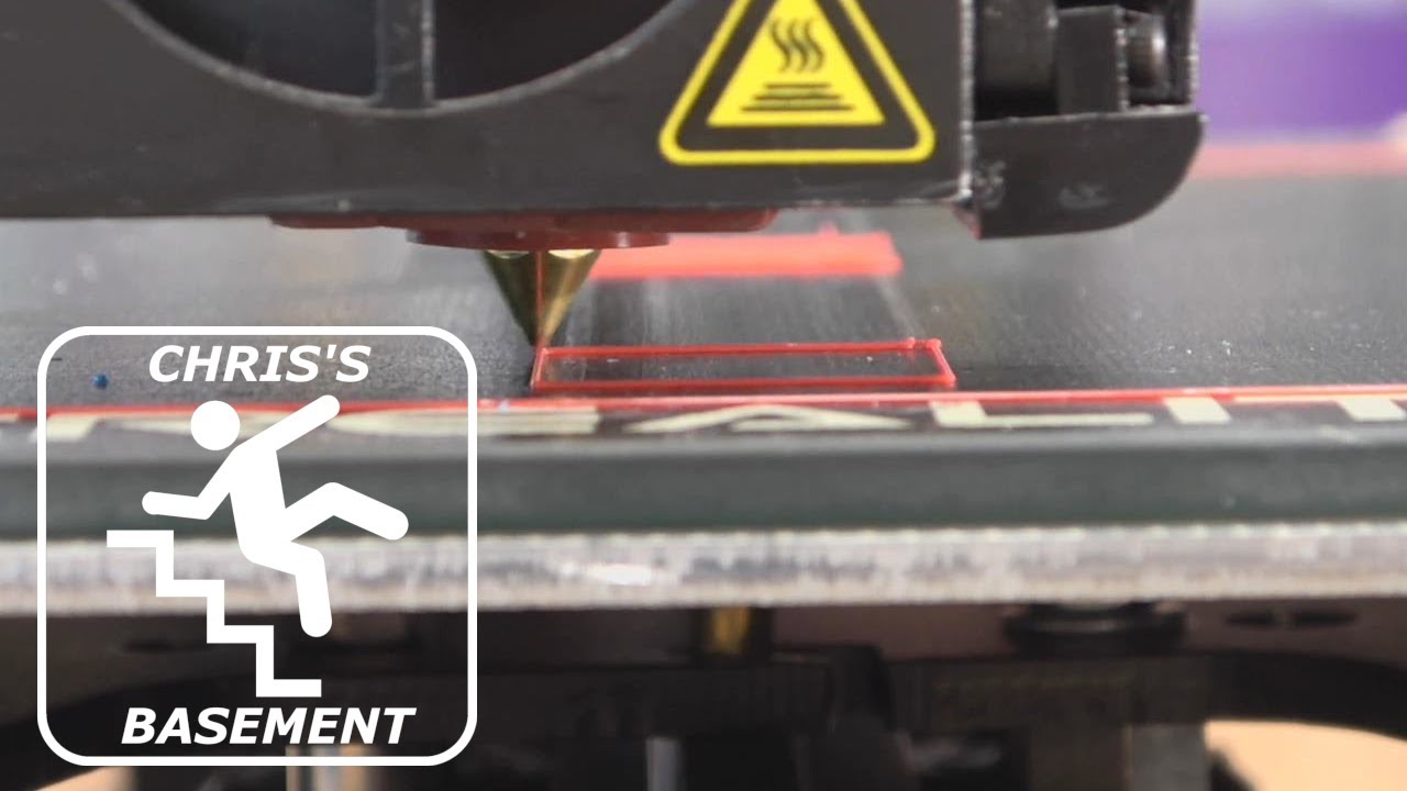 Первый слой &mdash; стеклянный лист Creality &mdash; Ender 3 &mdash; 2022 &mdash; Chris's Basement