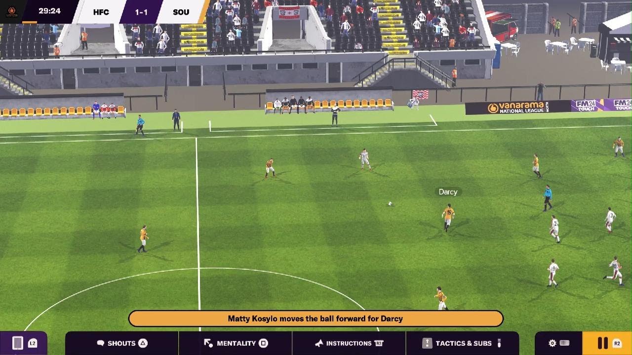 FM24 PS5 gameplay