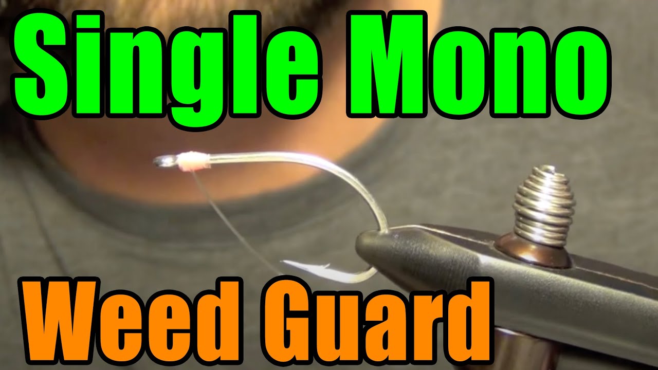 Making Single Mono Weed Guards - Great For Light Saltwater Bonefish & Permit Flies - Fly Tying Tips