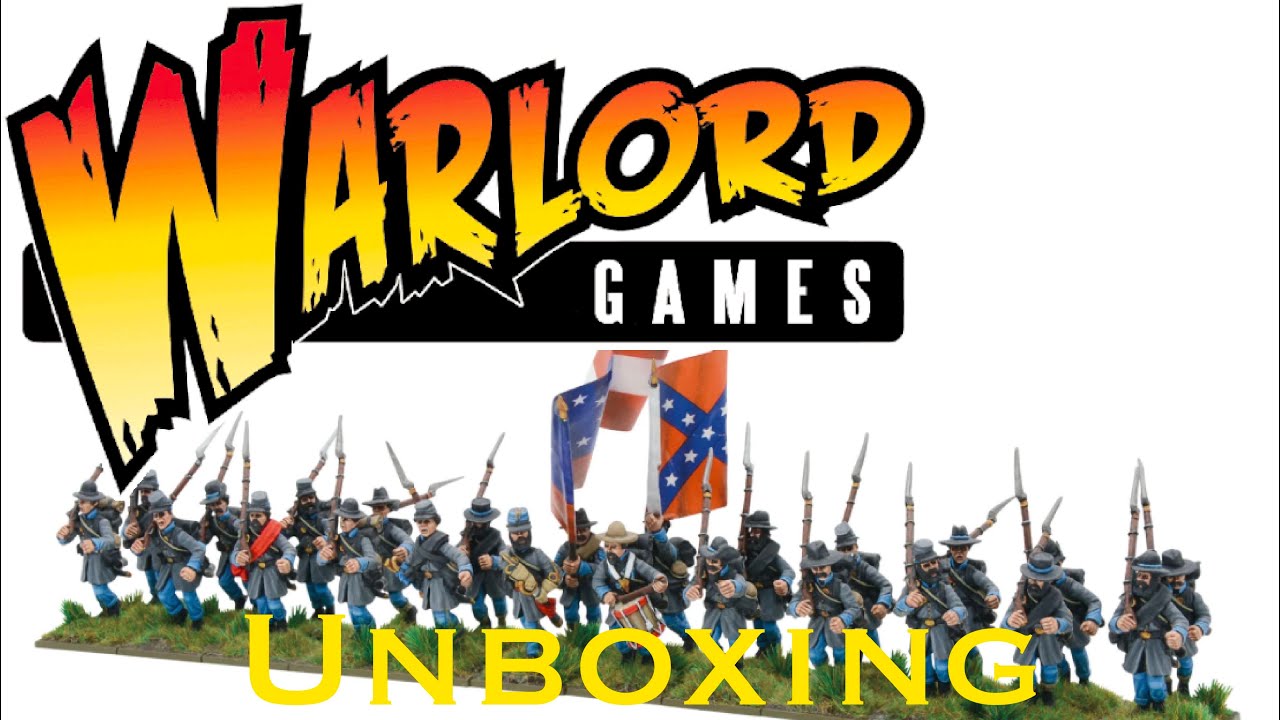 Распаковка ACW Infantry Regiment Advancing для Warlord Games