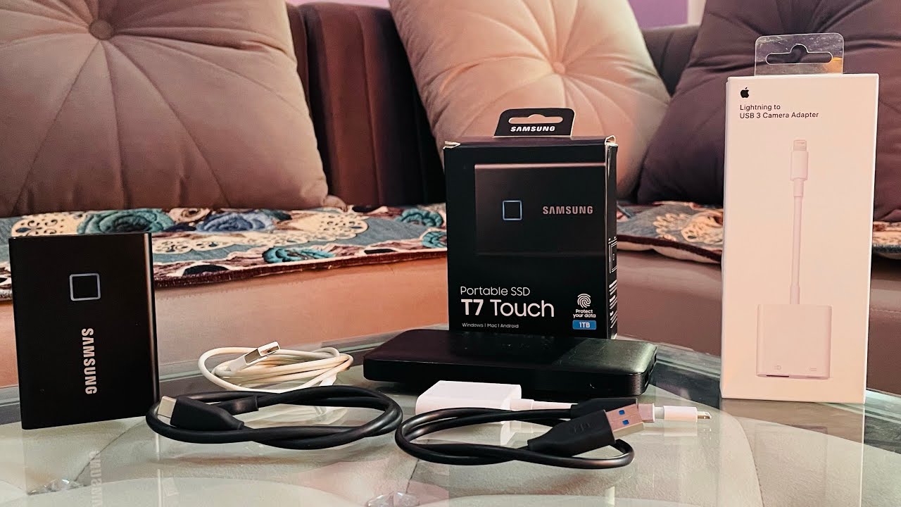 Samsung ssd connect to IPhone || ssd connect to iPhone problem & solve || usb 3 camera adapter #ssd