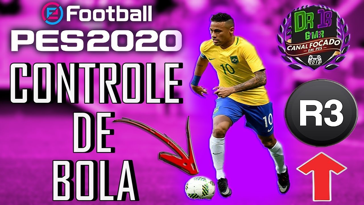 PES 2020 APRENDA A CONTROLAR A BOLA - COLAR A BOLA NO PÉ