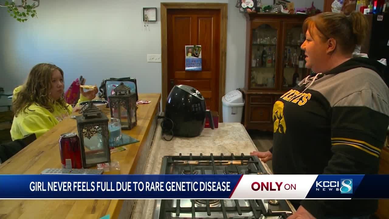 Never full: Newton girl struggles with rare genetic disease