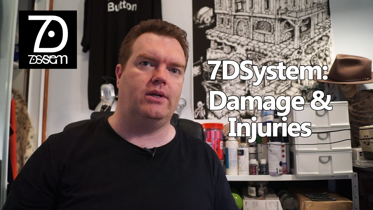 7DSystem: Damage and Injuries - how damage works in this RPG (Hit Points)