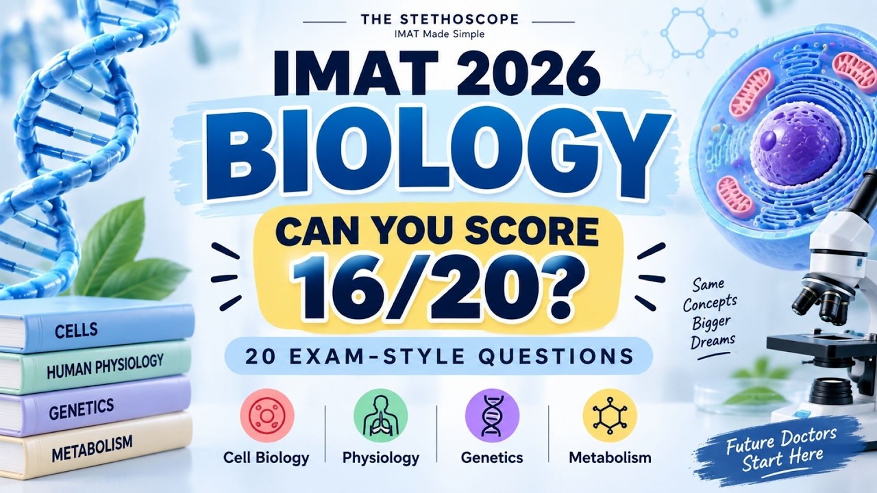 IMAT 2026 Biology Practice Test | 20 Questions You MUST Know