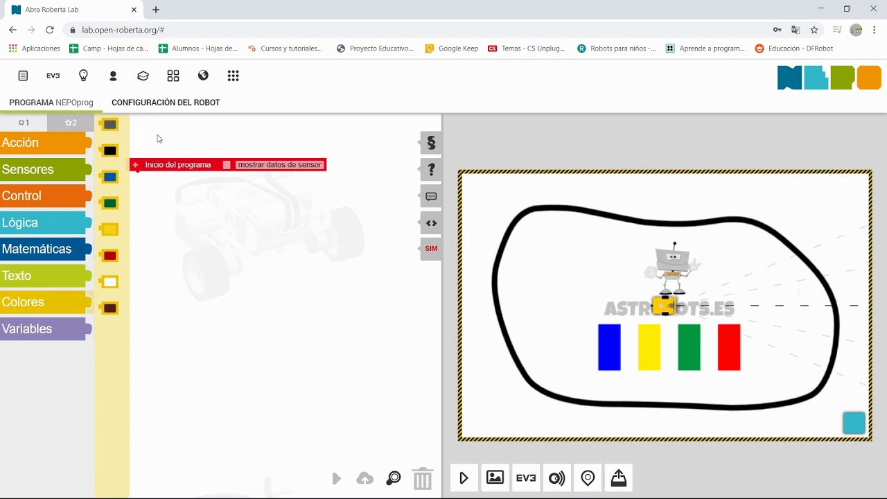 Iniciación a Open Roberta Lab