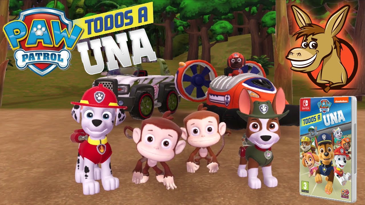 Salva a los Monos Apestosos - Patrulla Canina Todos a Una Gameplay #15 [Nintendo Switch]