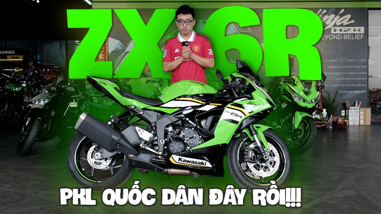 Kawasaki Ninja ZX-6R chiếc xe thay đổi cuộc chơi PKL tại Việt Nam | Dờ | MaxMoto