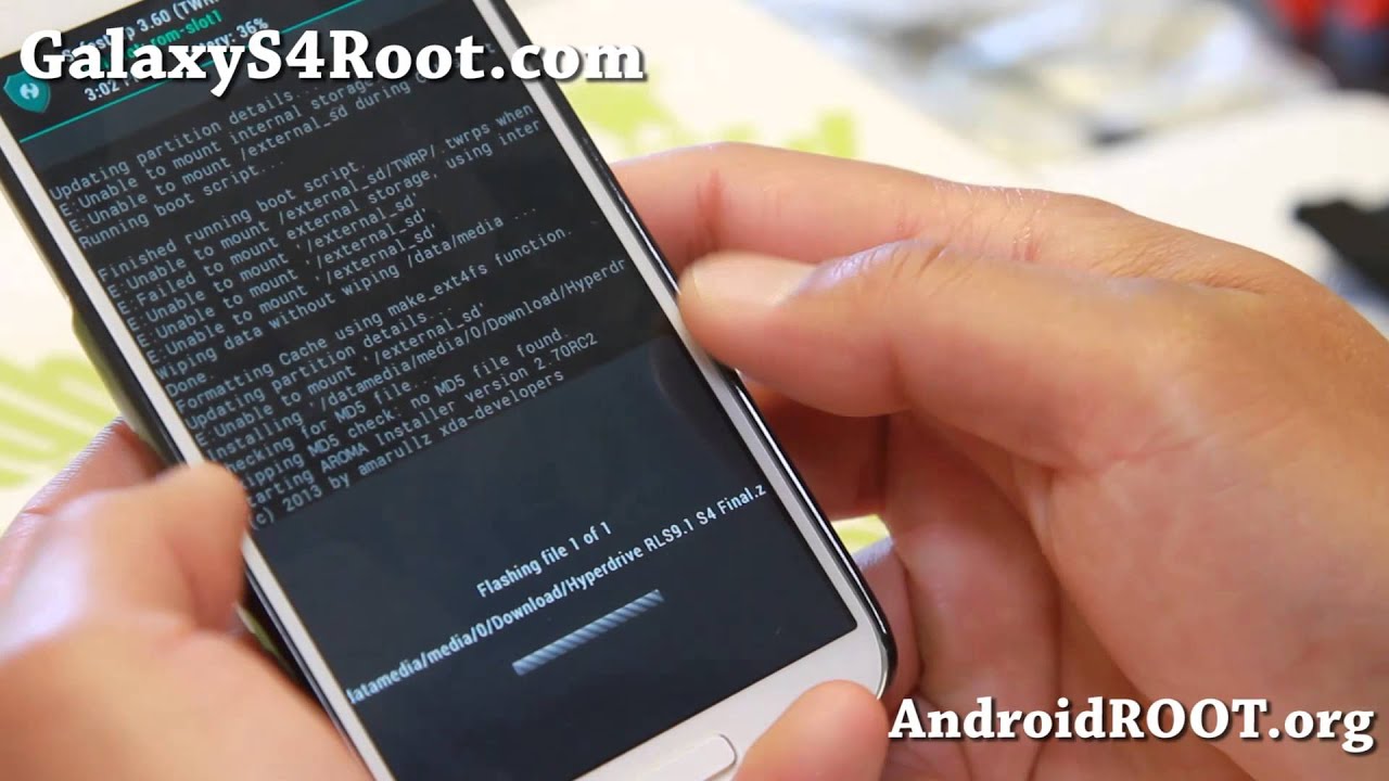 How To Install Custom ROM on AT&T/Verizon Galaxy S4 using SafeStrap Recovery!