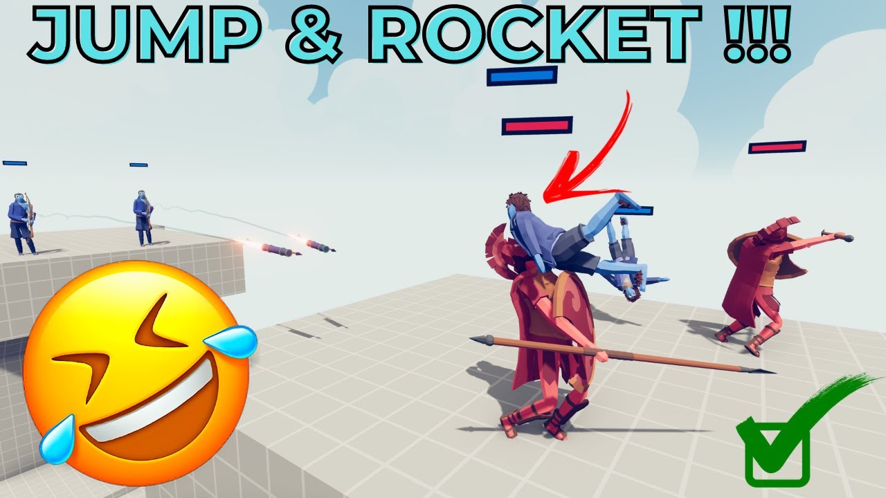 2X FIREWORK ARCHER + 2X SMALL - JUMP & ROCKET - | TABS - Totally Accurate Battle Simulator 🚀🚀