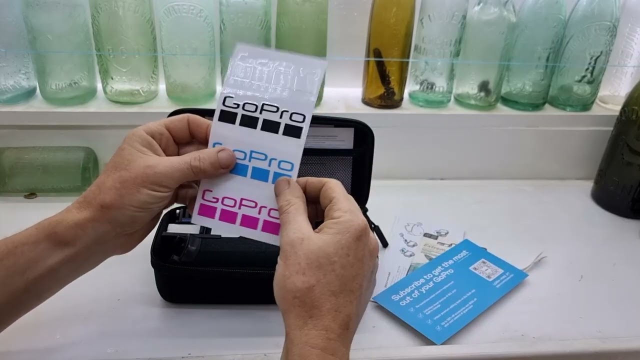 Распаковка золотой шахты, бутылок и новой GoPro.