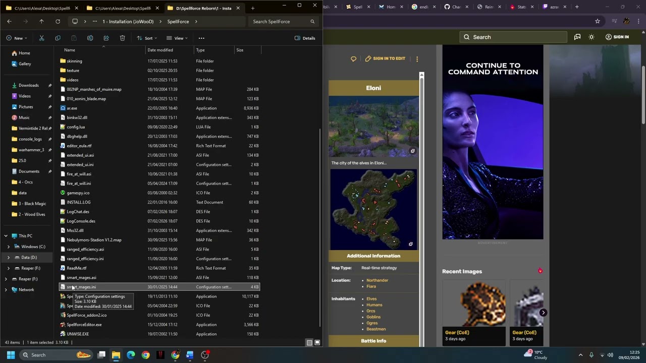 Spellforce Reborn Mod Development - Marshes of Muire - Episode 1