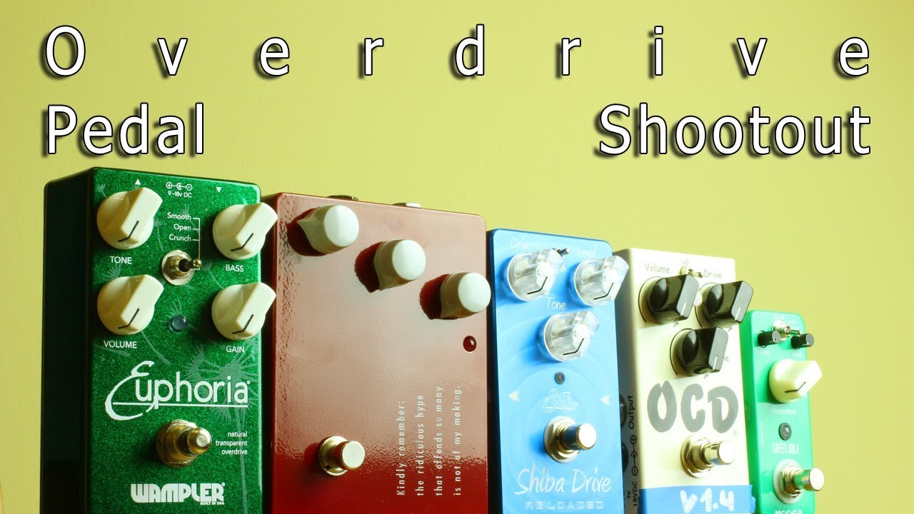 Overdrive Pedal Shootout/Opinion (Klon, Suhr, OCD, Wampler, Mooer)