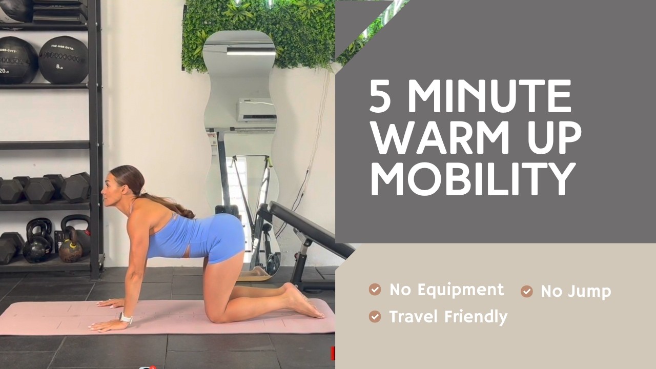 5 Min Travel Warm Up | No Equipment | Prep Your Body Anywhere