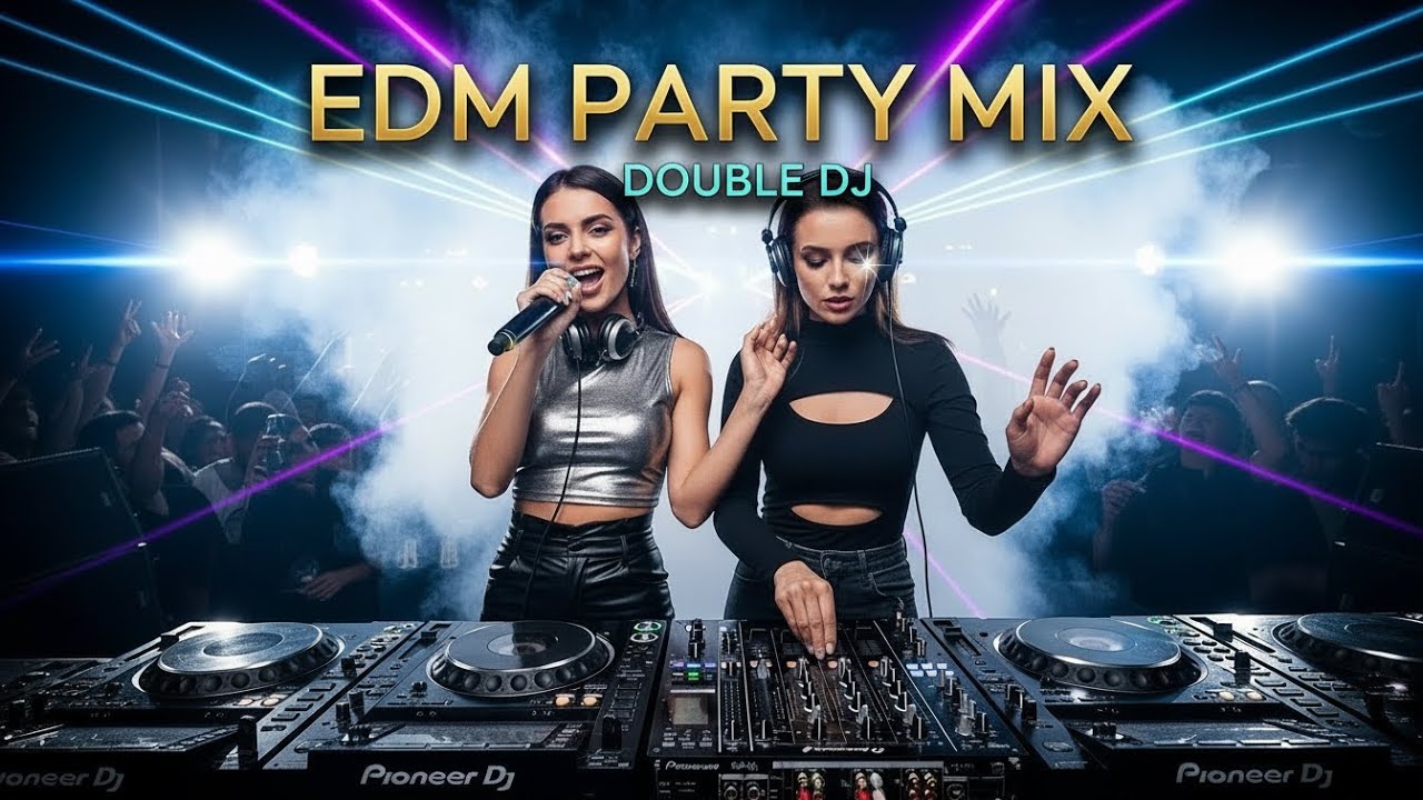 EDM CLUB MIX 2026 🔥 DOUBLE DJ GIRLS | DJ MIX NONSTOP FULL BASS | EURO CLUB PARTY 