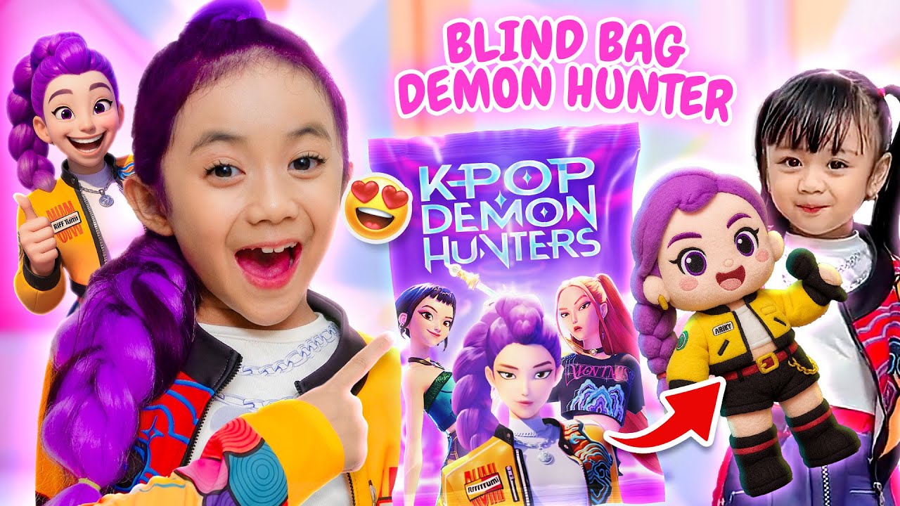 SAMANTHA MISI PENYELAMATAN HUNTRIX PARA DEMON ‼️ UNBOXING BLIND BAG KPOP DEMON HUNTER SAMA AUDREY