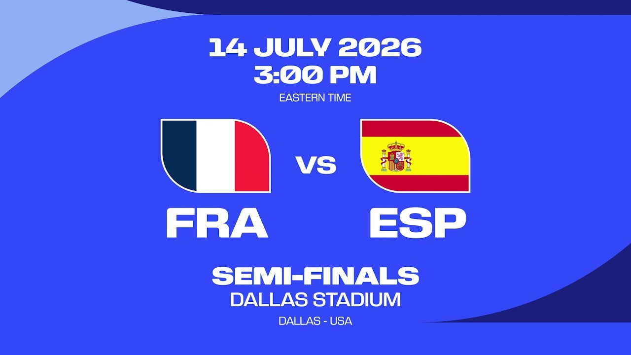 Statistical Preview | France v Spain | FIFA World Cup 2026&trade; Semi-finals