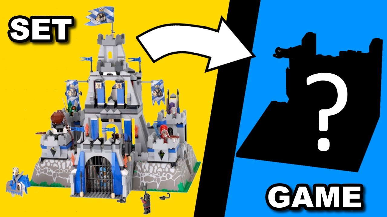 Turning LEGO's Castle of Morcia Into Strategy Game Buildings