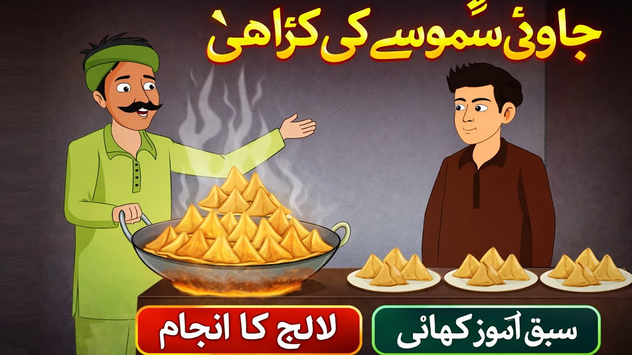 Magic Samosa Pan | The end of greed An instructive story of the village جادوئی سموسے کی کڑاہی