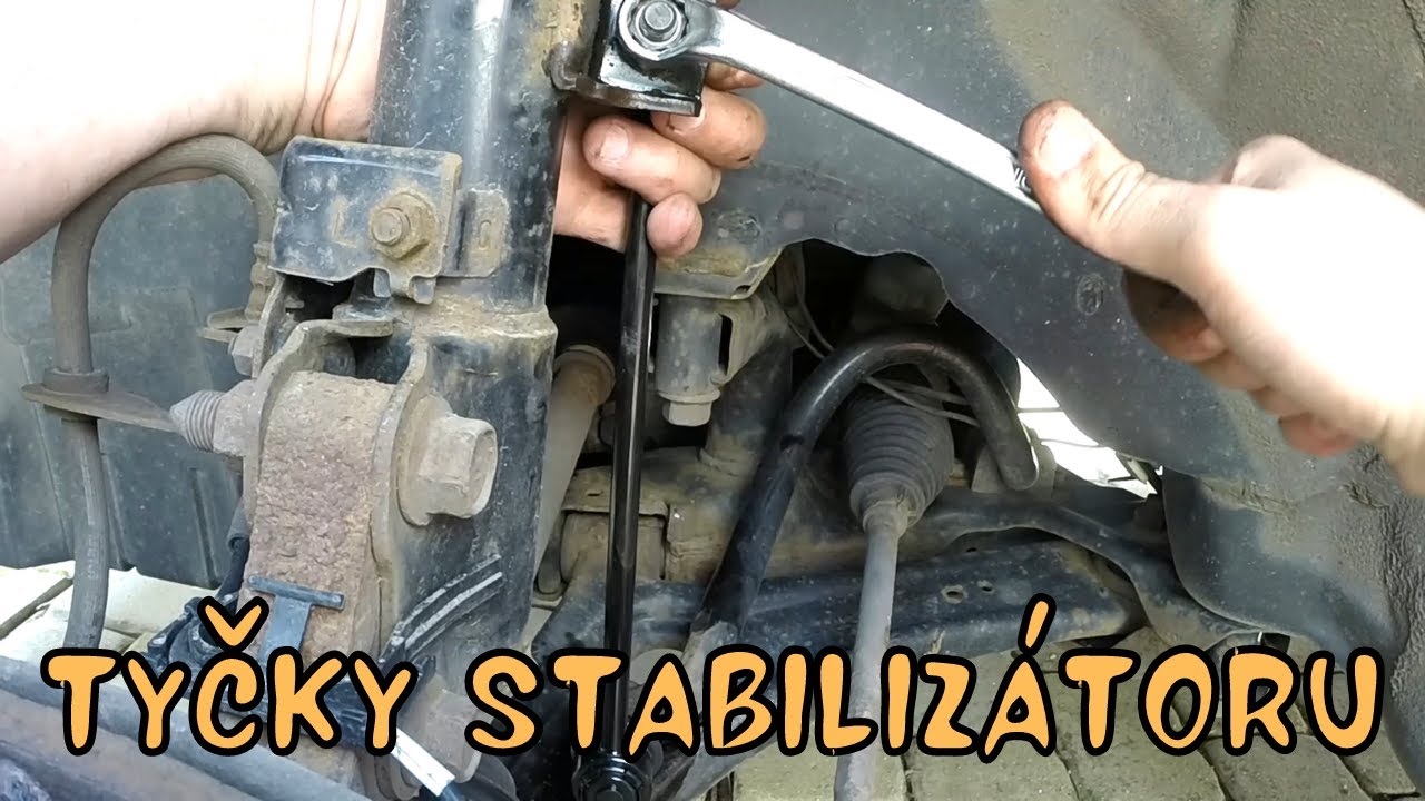 Rány od kol a výměna tyček stabilizátoru