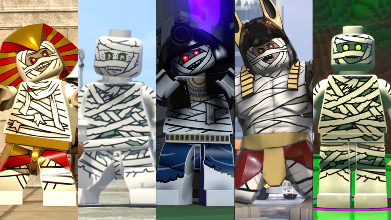 Mummies Evolution in Lego Videogames!