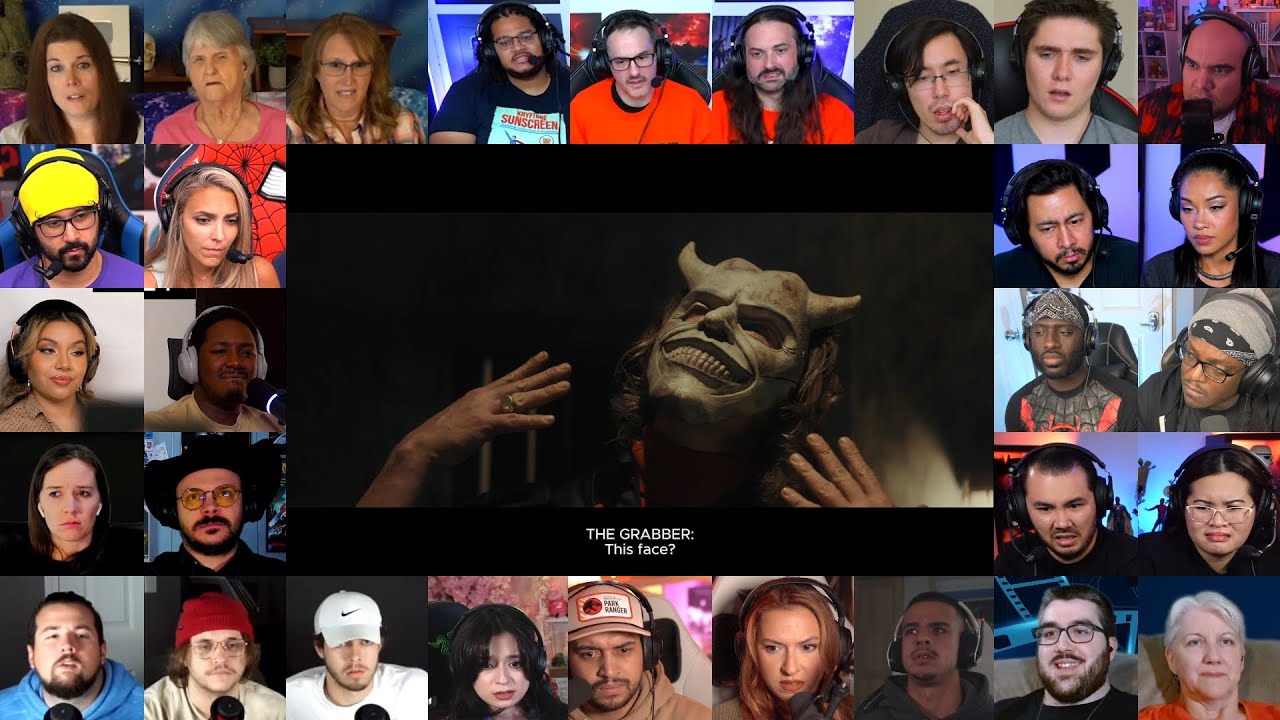 Meeting the Grabber - The Black Phone (2021) - Reaction Mashup