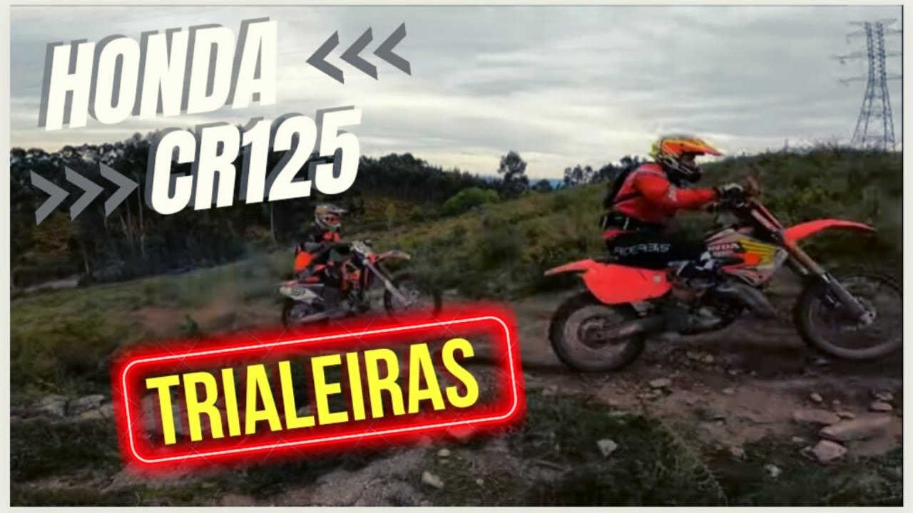 Cr125 a trepar nas trialeiras, vídeo em FHD Enduro-Bike