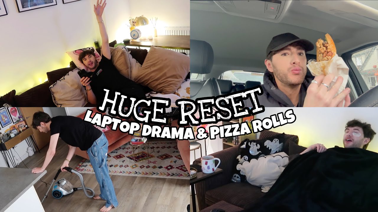 Huge Reset! Laptop Drama & Pizza Rolls - Vloguary Day 23