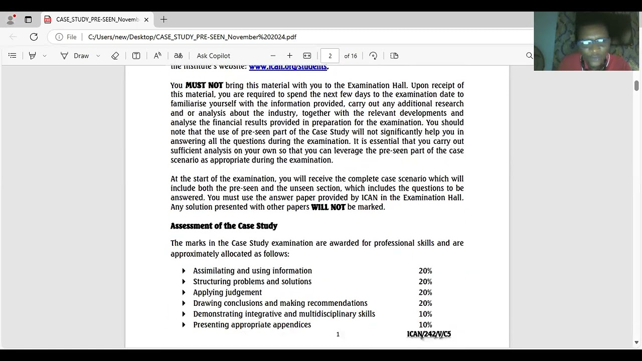 ICAN CASE STUDY PRE SEEN ANALYSIS NOV 24 Diet (Travex Hotel Limited)