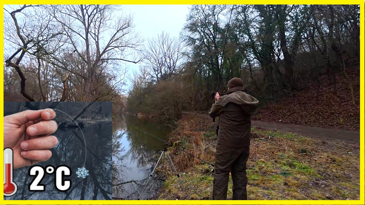 Angeln im Schmelzwasser: Haben wir bei dieser Kälte überhaupt eine Chance?