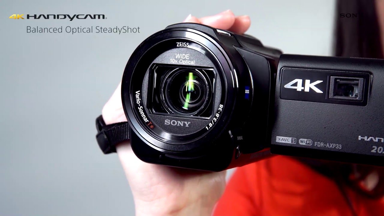Videocamera Sony FDR-AXP33 4K Handycam Camcorder