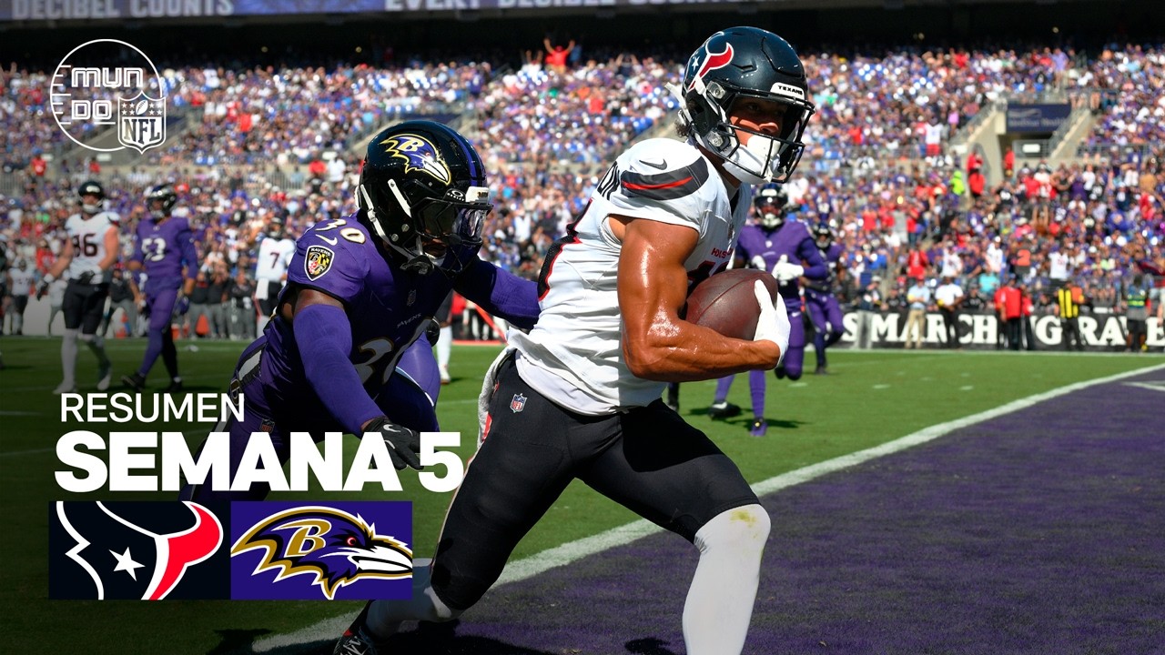 Houston Texans vs. Baltimore Ravens | Resumen NFL en español - Semana 5 | NFL Highlights 2025